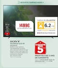 Téléviseur oled 4k - SONY en promo chez Extra Belfort à 1 499,00 €