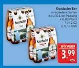 Bier im Angebot bei Marktkauf in Hof Bier Angebote von Krombacher bei Marktkauf Hof für 3,99 €