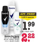 Deo Spray Angebote von Rexona bei E center Wiesbaden für 1,99 €