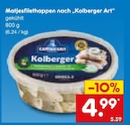 Aktuelles Matjesfilethappen nach „Kolberger Art“ Angebot bei Netto Marken-Discount in Stuttgart ab 4,99 €