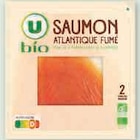 Saumon fumé Bio - U - U Express à La Roche-sur-Yon Saumon fumé Bio - U en promo chez U Express La Roche-sur-Yon à 2,88 €
