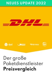 DHL Packstation Prospekt: Großer Paketdienstleister Vergleich, 5 Seiten, 11.07.2022 - 15.09.2022