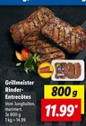 Rinder-Entrecotes von Grillmeister für 11,99 € bei Lidl im Angebot Rinder-Entrecotes von Grillmeister im aktuellen Lidl Prospekt