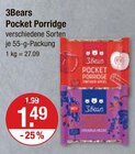 Pocket Porridge von 3Bears im aktuellen V-Markt Prospekt für 1,49 €