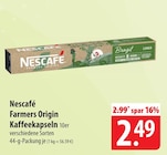 Farmers Origin Kaffeekapseln Angebote von Nescafé bei famila Nordost Neumünster für 2,49 €