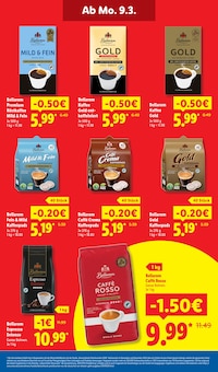 Kaffee im Lidl Prospekt "LIDL LOHNT SICH" mit 68 Seiten (Heidelberg)