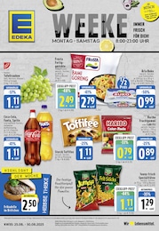 EDEKA Prospekt für Köln mit 8 Seiten EDEKA Prospekt für Köln: "Aktuelle Angebote", 8 Seiten, 25.08.2025 - 30.08.2025