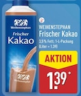 Frischer Kakao von Weihenstephan im aktuellen ALDI Nord Prospekt für 1,39 €