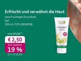 fruchtiges Duschbad Gel bei mea - meine apotheke im Prospekt "" für 2,50 €