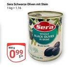 Schwarze Oliven mit Stein Angebote von Sera bei GLOBUS Oberhausen für 0,99 €