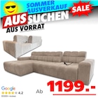 Seats and Sofas Düren - Bolano Ecksofa Angebot im Prospekt Bolano Ecksofa bei Seats and Sofas im Düren Prospekt für 1.199,00 €