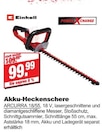 Akku-Heckenschere im Angebot bei bauSpezi in Bamberg Akku-Heckenschere Angebote von Einhell bei bauSpezi Bamberg für 99,99 €