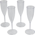 Lot de 4 flûtes - CARREFOUR HOME en promo chez Carrefour Lot de 4 flûtes - CARREFOUR HOME dans le catalogue Carrefour