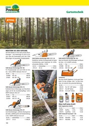 Benzin-Kettensäge Angebote im Prospekt "Holz- & Baukatalog 2023/24" von Holz Possling auf Seite 104