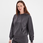 Sweat hoodie molleton à capuche gris foncé femme à La Halle dans Saint-Sever-du-Moustier Sweat hoodie molleton à capuche gris foncé femme à La Halle dans Saint-Sever-du-Moustier