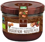 Pâte à tartiner noisettes chocolat noir - 350 g - BOVETTI dans le catalogue NaturéO