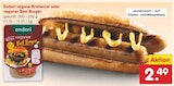 Endori vegane Bratwurst oder veganer Best Burger im Angebot bei Netto Marken-Discount in Koblenz Endori vegane Bratwurst oder veganer Best Burger Angebote bei Netto Marken-Discount Koblenz für 2,49 €