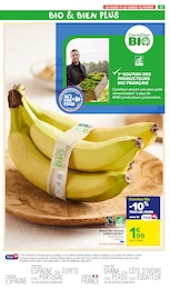 Offre Banane Bio dans le catalogue Carrefour Market du moment à la page 25