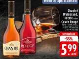 Weinbrand, Crème oder Cuvée Rouge im Angebot bei E center in Krefeld Weinbrand, Crème oder Cuvée Rouge Angebote von Chantré bei E center Krefeld für 5,99 €