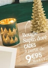 Bougie Sapin doré - CADES dans le catalogue Ambiance & Styles