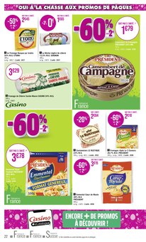 Promo Camembert dans le catalogue Géant Casino du moment à la page 22