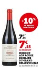 Morgon AOP rouge 2022 - DOMAINE DU GRAND BELLEVUE en promo chez Super U Belfort à 7,15 €