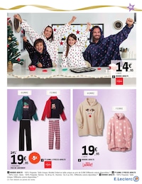 Offre Pyjama Femme dans le catalogue E.Leclerc du moment à la page 49