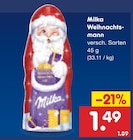 Weihnachtsmann Angebote von Milka bei Netto Marken-Discount Losheim für 1,49 €