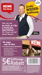 REWE Prospekt "Dein Markt" für Vierkirchen, 30 Seiten, 09.03.2026 - 14.03.2026