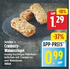 Cranberry-Walnussriegel von Schäfer´s für 0,99 € bei EDEKA im Angebot Cranberry-Walnussriegel von Schäfer´s im aktuellen EDEKA Prospekt