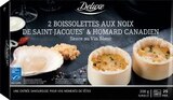 2 boissolettes aux noix de Saint-Jacques et homard canadien - Deluxe dans le catalogue Lidl