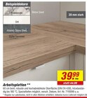 Arbeitsplatten bei toom Baumarkt im Bad Mergentheim Prospekt für 39,99 €