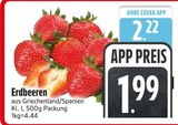 Erdbeeren bei EDEKA im Freising Prospekt für 1,99 €