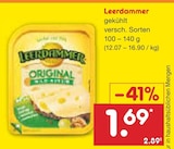 Leerdammer für 1,69 € bei Netto Marken-Discount im Angebot Leerdammer im aktuellen Netto Marken-Discount Prospekt