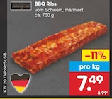 BBQ Ribs im Angebot bei Netto Marken-Discount in Wiesbaden BBQ Ribs Angebote bei Netto Marken-Discount Wiesbaden für 7,49 €
