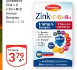 GLOBUS - Zink + C + D3 + B12 Immun-Komplex Angebot im Prospekt Zink + C + D3 + B12 Immun-Komplex bei GLOBUS im Prospekt "" für 3,79 €