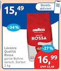 Qualità Rossa Angebote von Lavazza bei budni Hamburg für 15,49 €