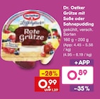 Grütze mit Soße Angebote von Dr. Oetker bei Netto Marken-Discount Stuttgart für 0,89 €