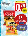 Fruchtgummi oder Lakritz Angebote von Haribo bei WEZ Löhne für 0,79 €