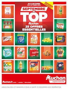 Prospectus Auchan Supermarché de la semaine "SEPTEMBRE AU TOP" avec 1 pages, valide du 24/09/2024 au 06/10/2024 pour Saint-Bonnet-les-Oules et alentours