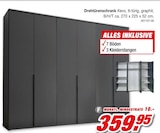 Drehtürenschrank Kevo im Angebot bei Möbel AS in Karlsruhe Drehtürenschrank Kevo Angebote bei Möbel AS Karlsruhe für 359,95 €