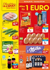 Netto Marken-Discount Discounter Prospekt der aktuellen Woche mit 67 Seiten, gültig von 26.10.2026 bis 31.10.2026, in Gaißach und Umgebung Aktueller Netto Marken-Discount Discounter Prospekt in Gaißach und Umgebung, "Aktuelle Angebote" mit 67 Seiten, 26.10.2026 - 31.10.2026