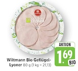 Bio Geflügel-Lyoner im Angebot bei E center in Bensheim Bio Geflügel-Lyoner Angebote von Wiltmann bei E center Bensheim für 1,69 €