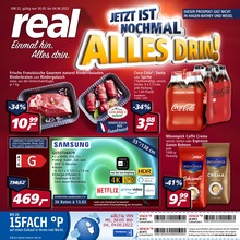 Real Prospekt für Düsseldorf mit 24 Seiten Real Prospekt für Düsseldorf: "Aktuelle Angebote", 24 Seiten, 30.05.2022 - 04.06.2022