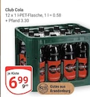 Club Cola im Angebot bei GLOBUS in Weißwasser Club Cola Angebote von Club Cola bei GLOBUS Weißwasser für 6,99 €