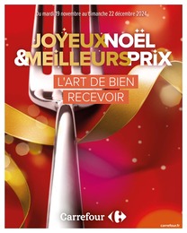 Prospectus Carrefour, "JOYEUX NOËL & MEILLEURS PRIX" à Saint-Sornin et alentours, 21 pages, 19/11/2024 - 22/12/2024 Catalogue Carrefour "JOYEUX NOËL & MEILLEURS PRIX" à Saint-Sornin et alentours, 21 pages, 19/11/2024 - 22/12/2024