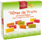 Pâtes de fruits aromatisées saveurs orange, citron, fraise, pomme - FAVORINA dans le catalogue Lidl