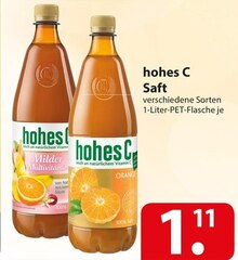 hohes C Saft bei famila Nordost in Bielefeld hohes C Saft im Angebot bei famila Nordost Bielefeld für 1,11 €