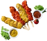 Aktuelle Fleisch Angebote bei REWE in Hamm Aktuelles Hähnchenspieß mariniert Curry oder BBQ Angebot bei REWE in Hamm ab 1,79 €