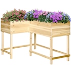POCO Saarlouis - Outsunny Hochbeet B/H/L: ca. 91x81x121 cm Angebot im Prospekt Outsunny Hochbeet B/H/L: ca. 91x81x121 cm bei POCO im Saarlouis Prospekt für 137,99 €